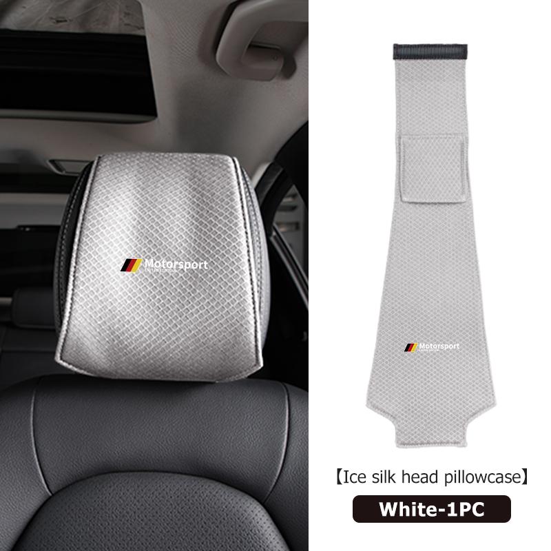 Car Seat Headrest Cover Cushion Neck Pillow Protector Pad For BMW E30 E34 E36 E39 E46 E52 E53 E60 E61 E62 E70 E71 E83
