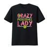 Crazy Pickleball Lady Funny Pickle Ball Sport Women T Shirt Vintage Washed Homme Designer Clothes Versatile Streetwear Graphic