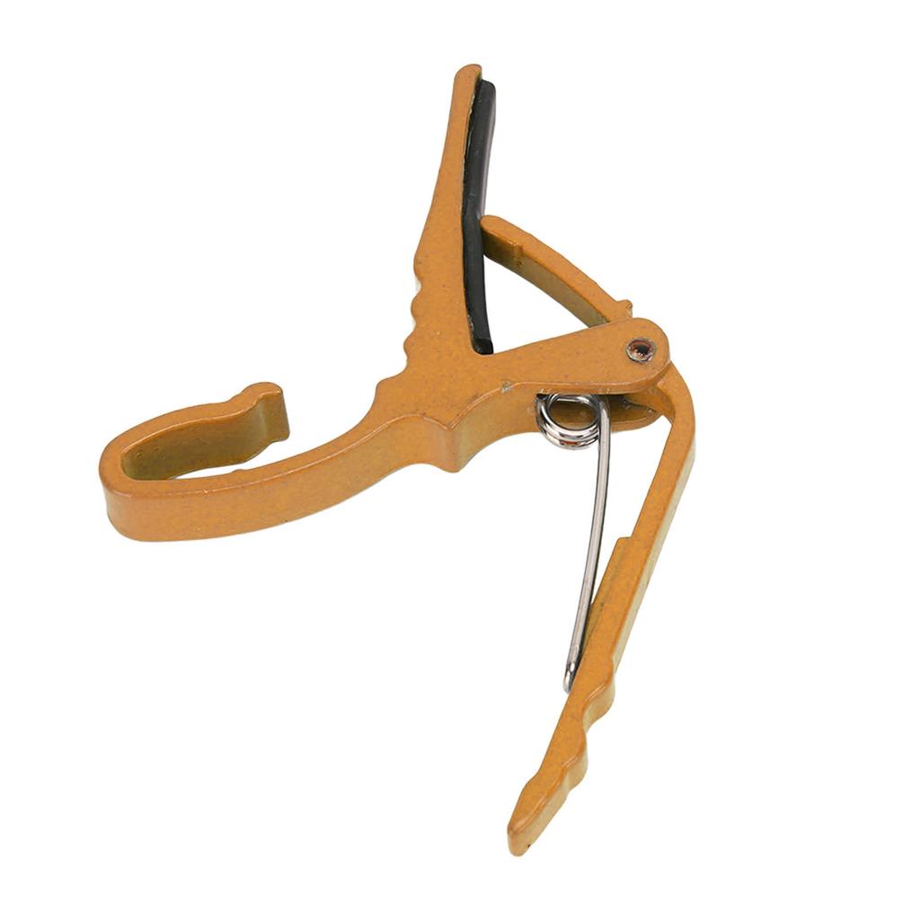 Guitar Capo Alloy Quick Tone Change Portable Instrument Accessory for Playing Performance Gold