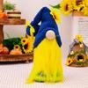 Spring Sunflower Colorful Gnome Plush Doll Ukrainian Style Adorable Gift Decorative