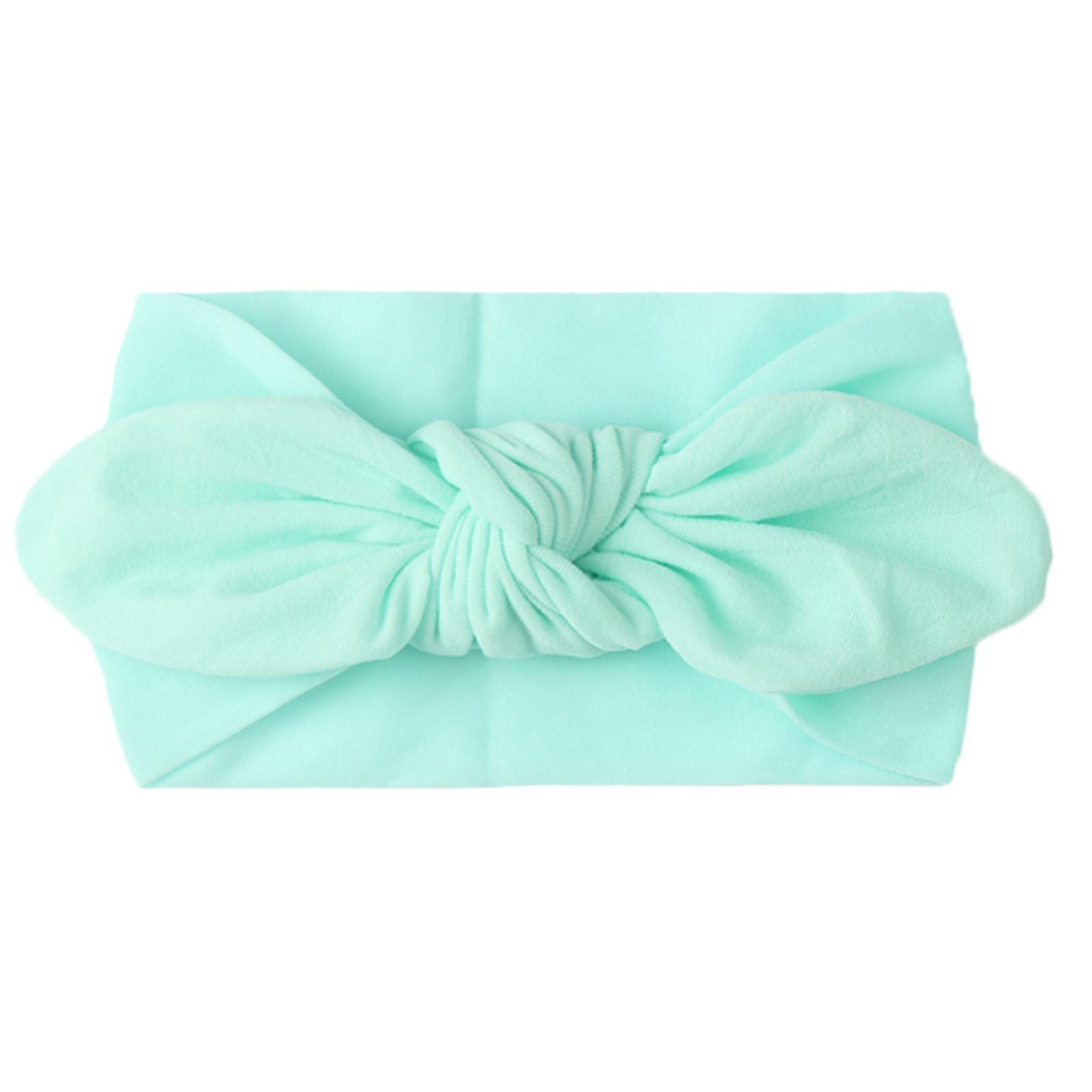 

Детские нейлоновые повязки на голову, резинки для волос с бантом, аксессуары для волос для маленьких девочек, новорожденных, детей ясельного возраста One Size