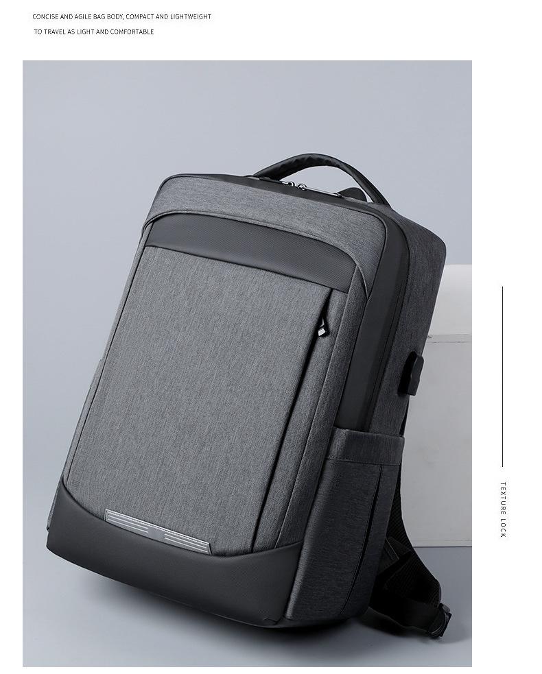 Customizable Double Shoulder Laptop Backpack - Quality Multi-Compartment Schoolbag for Students and Commuters
