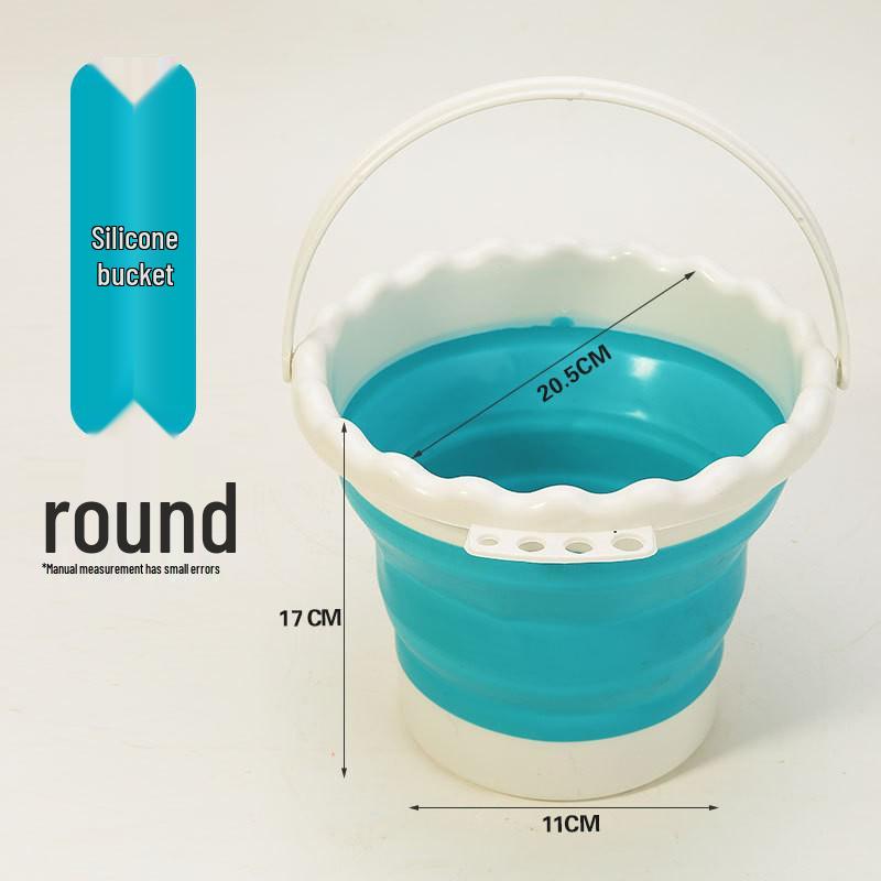 Multifunctional Hand-Carry Wash Bucket with Brush, Watercolor, Oil Painting, Gouache Palette, and Drawing Supplies
