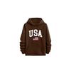 TagasmenS Hoodie With Usa Print, Kangaroo Pocket And Drawstring Detail Sweatshirt For Mens Men Hoodies Hoodis