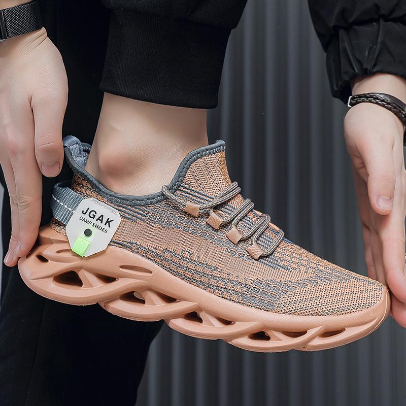 Plus Mărime Mare 49 50 51 52 Vară Respirabil Pantofi Sport la Modă Casual Pantofi Bărbați Sport Alergare Confortabil Mers Mers Mers Talpă Moale