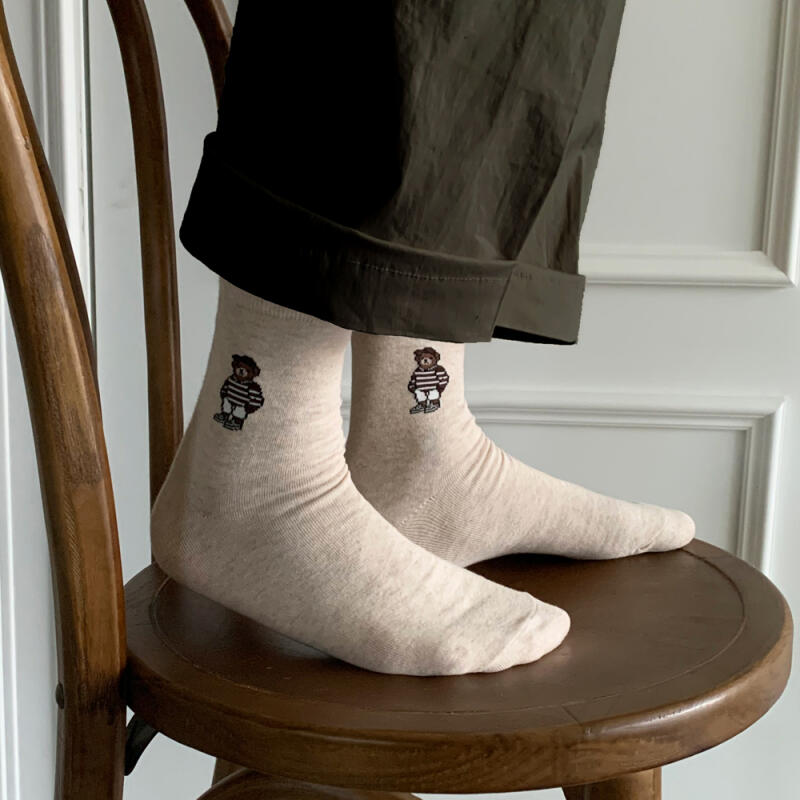 [Set of 10] Men's Papipou 4-Season Mid-Calf Socks