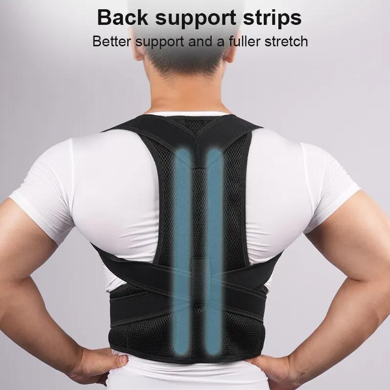Durable And Safe Back Posture Corrector Brace Shoulder Support Belt Upper And Lower Back Pain Relief Improve Spine Clavicle Brace Posture Vest