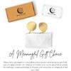 Moon & Crafts Boho Moon Phase Wall Hanging 50” Gold Brass Garland, 15 Handmade Hammered Moons, Celestial Wall Decor for Bedroom, Living Room &