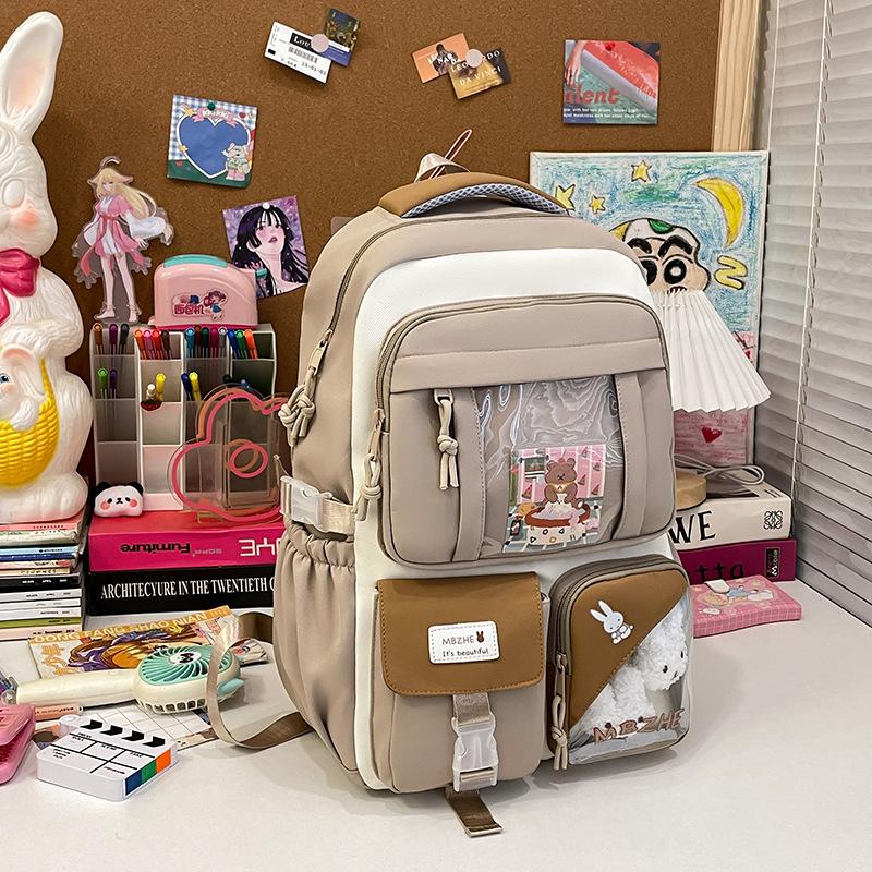 Versatile Large Capacity Computer Backpack  Junior High School Travel Bag Senior High School Backpack