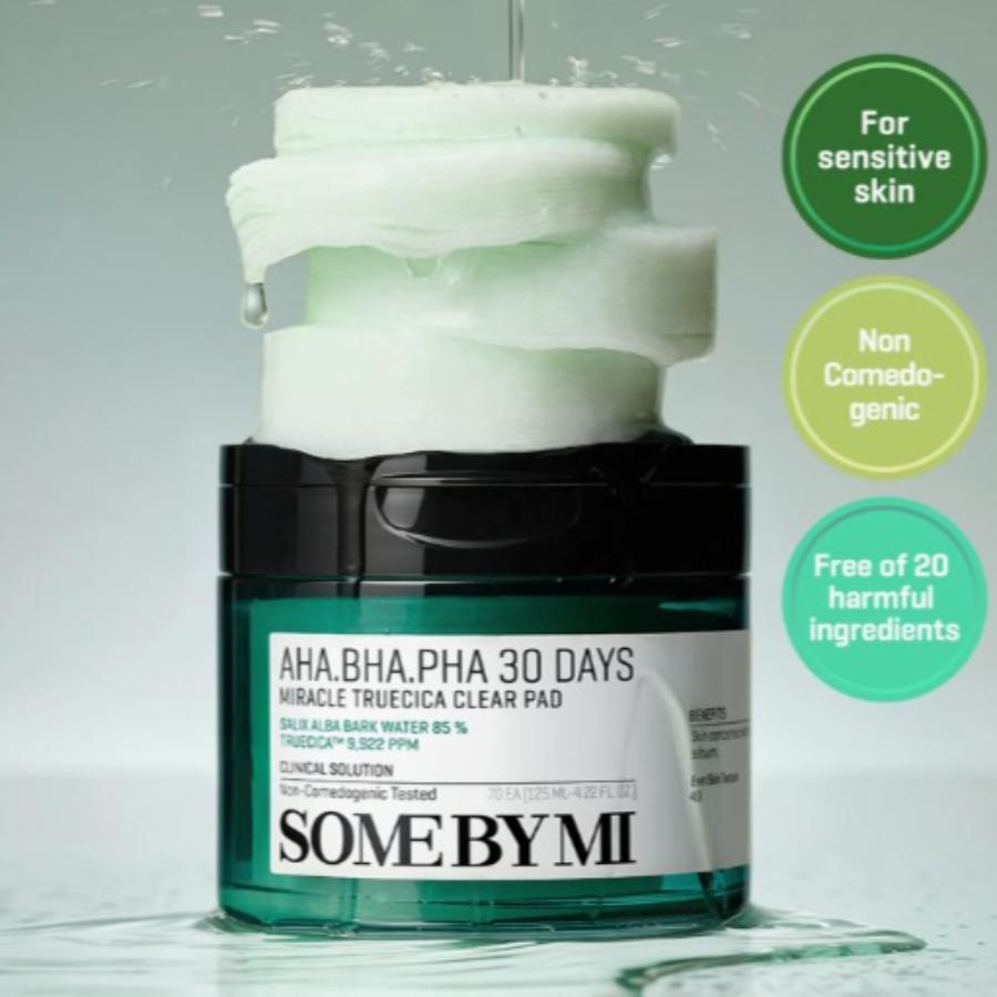 

SOME BY MI AHA-BHA-PHA 30 Days Miracle True Cica Clear Pad 70ea