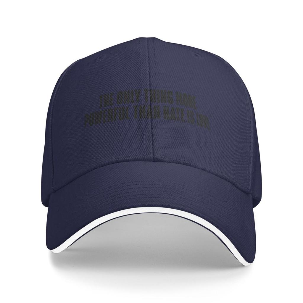 Baseball Caps The Only Thing More Powerful Than Hate Is Love Gifts Graphic Unisex Women Outdoor Summer Caps