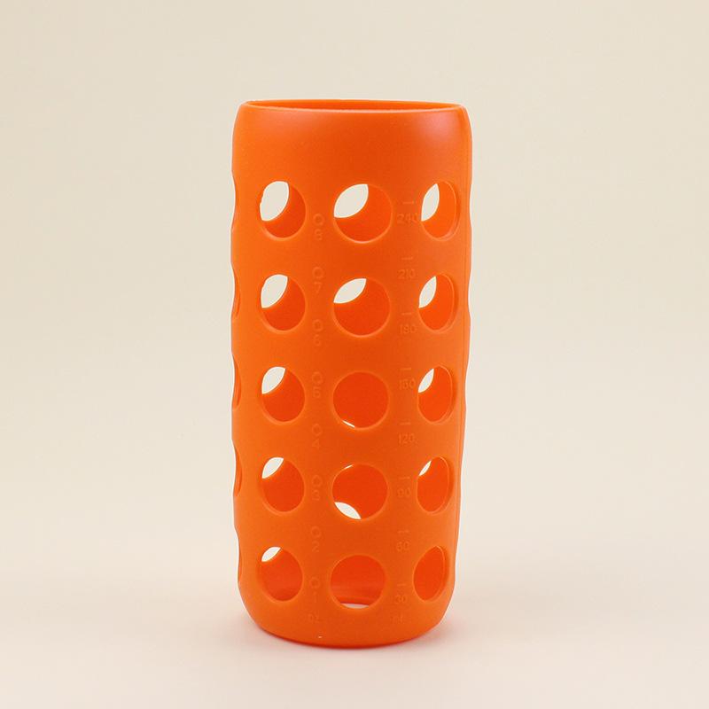 Silicone Sleeve For Glass Baby Bottle Protective Silicone Bottle Cover For Milk Bottle 5.5-6Cm Dia Water Bottle Silicone Sleeve