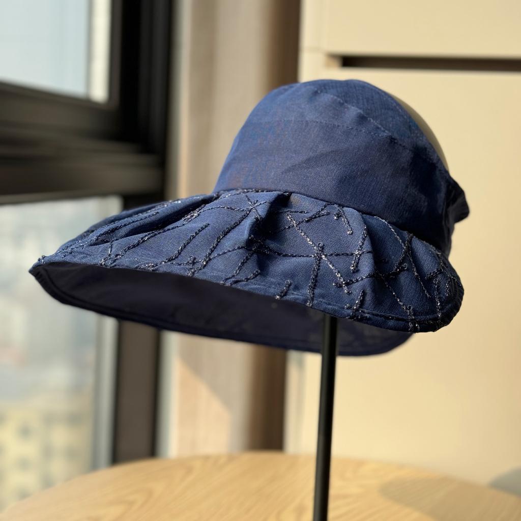 Spring and summer sun protection hat for women, UV protection sun hat with large brim, suitable for cycling, women's face-covering large brim