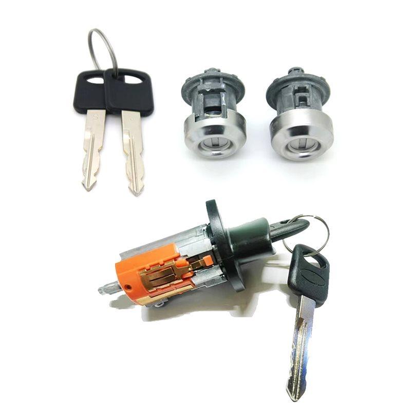 Cylinder Set For Ford F150 F250 F350 E150 E250 E350 E450 E550- Ignition& Door Lock 707624 703362