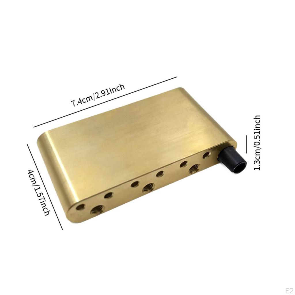 Guitar Tremolo 52.5mm (2-1/16 Inch) Heavy Duty Replaces DIY Easy To Use Parts Upgrade Accessories