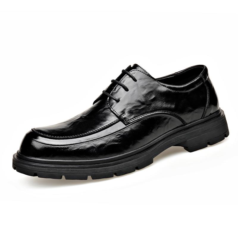 

Мужские деловые кожаные туфли Ретро минималистичный стиль Ретро Офис или работа роскошь Высококачественная взрослая обувь Платье 44