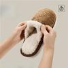 New Indoor Anti-slip Wool Slippers and Warm Plush Shoes