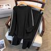 Women’s Plus Size Slimming Hoodie & Trousers Set - 300 Jin Large, Stylish & Casual (7160)