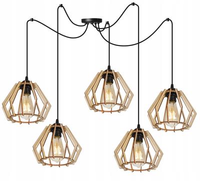 MODERNE HOUTEN LED-PLAFONDLAMP