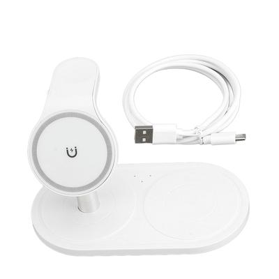 3 In 1 Charging Station Multiple Devices Quick Charging Adjustable Angle Magnetic Attachment Charging Station for Watch