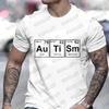 Pánské oblečení Povědomí o autismu Ležérní móda Móda Streetwear Povědomí o autismu Podpůrná trička Harajuku Y2k Grafické topy Pánské tričko