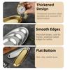 Stainless Steel Sushi Plate Long Plate Beef Ball Plate Easy Clean Picnic BBQ Plate  Kitchen Use