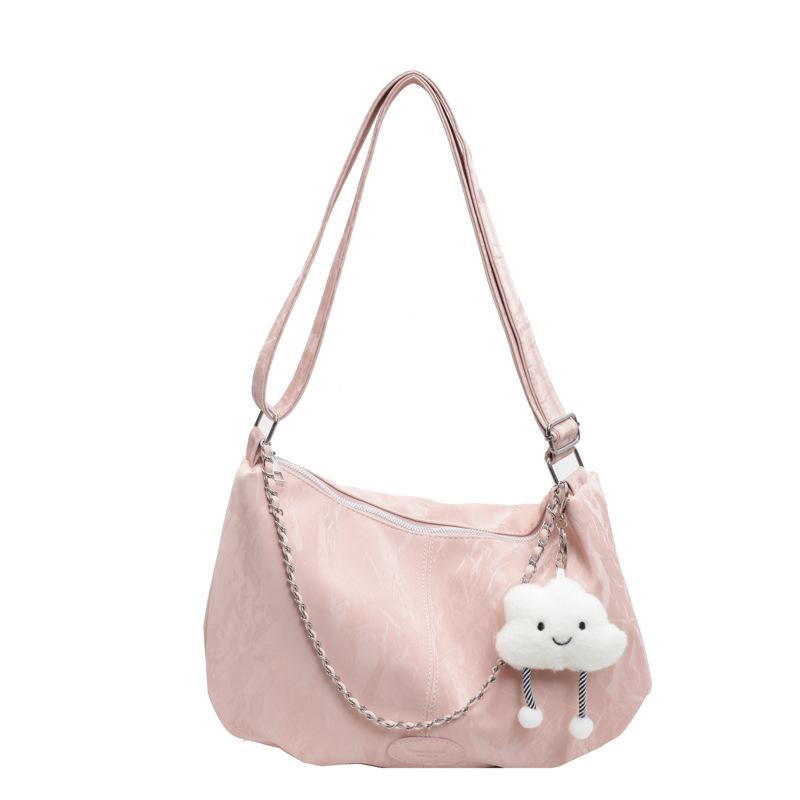 Urban Minimalist Large-Capacity Commuter Shoulder Bag for College Students - High-Quality Crossbody Bag