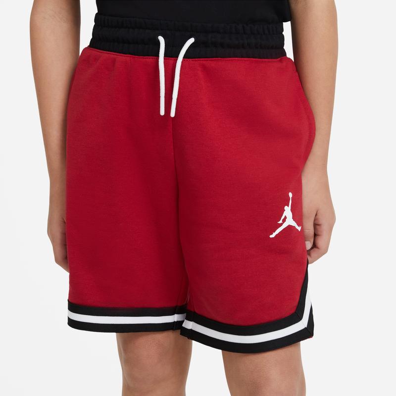Jordan Color Block Logo Drawstring Kids Shorts Kids Shorts Fitness-Red DJ5654-687