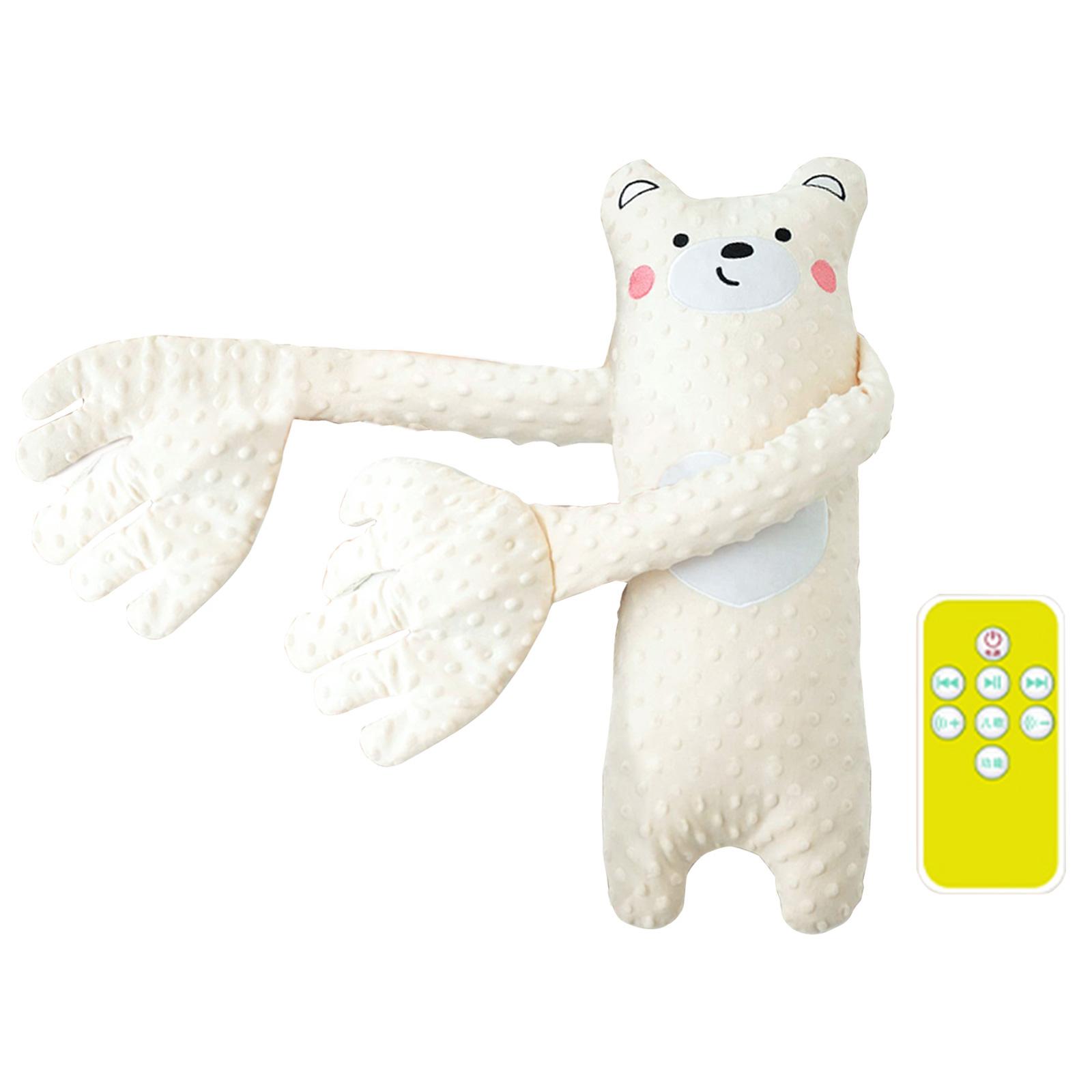 

Мультяшная детская подушка-выхлопная система, плюшевая успокаивающая ладонь, игрушка-кукла, успокаивающая младенцев с пультом дистанционного управления для спокойного сна A-with Music