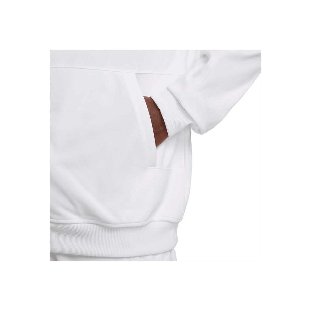 Nike Logo Stand Collar Zipper Drop Shoulder Long Sleeve Jacket Men jackets White FZ6925-100