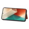 For Xiaomi Redmi Note 13 5G Case Carbon Fiber Texture PU Leather Coated PC+TPU Phone Shell
