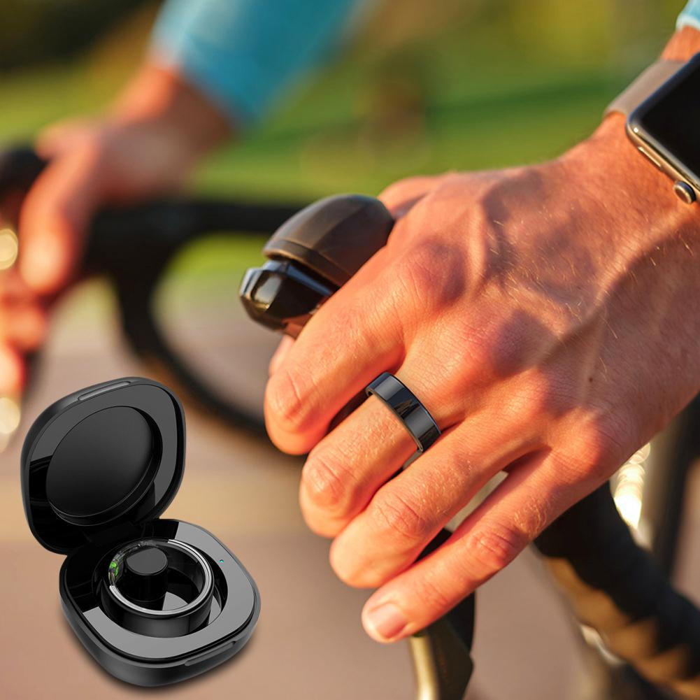 For R02/R03/R06 Smart Ring 200mAh Wireless Charging Case Dock Replacement Charger Case Cradle Dock Station Wireless Charger Case