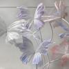 NEW 3D Simulated Flowers 40CM Colorful Veil Butterfly Large-scale Giant Layout Background Decoration Road