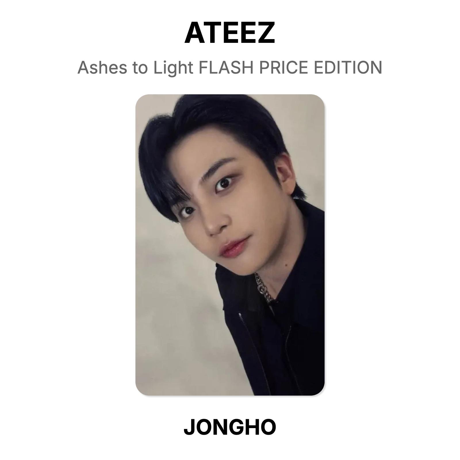 ATEEZ Ashes to Light FLASH PRICE EDITION Official Photocard JONGHO