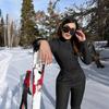 Winter Einteiler Skianzug Mode Warm Winddicht Wasserdicht Atmungsaktiv Kleidung Skianzug Sportset Für Damen