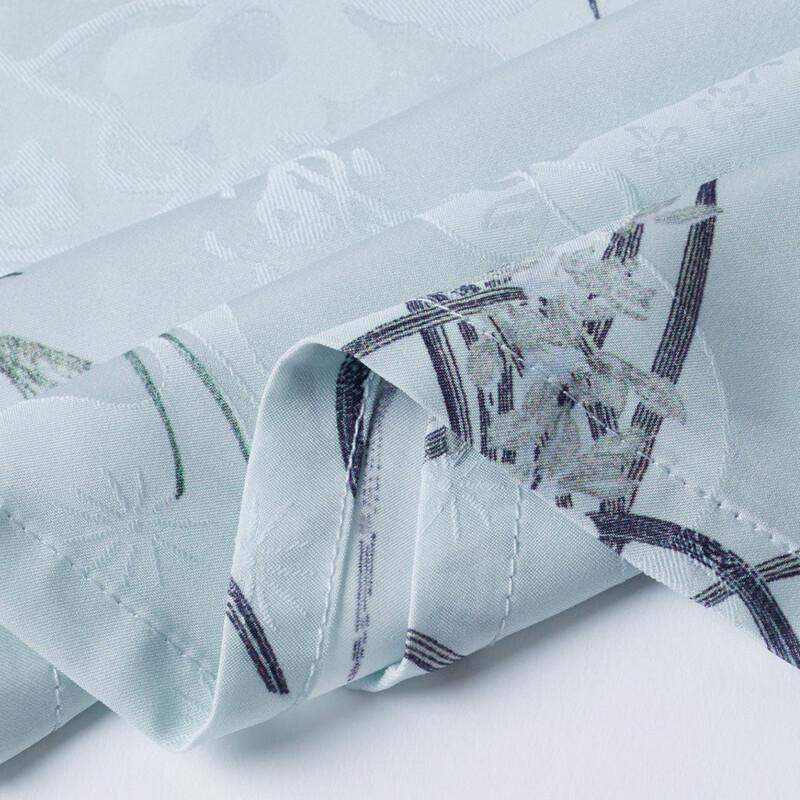 New Chinese Style Floral Chiffon T-shirt & Pants Set