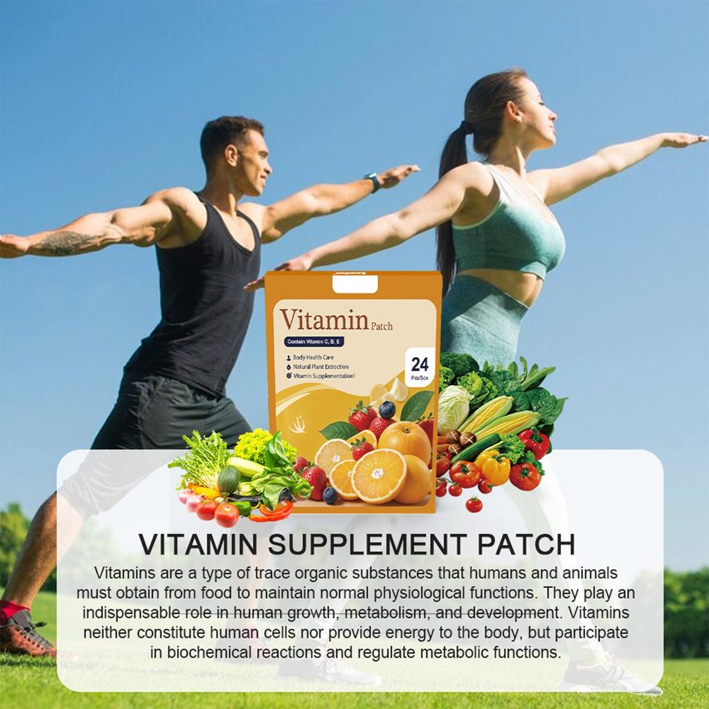 Health Preservation Patches, Fruit And Vegetable Health Patch 24PC