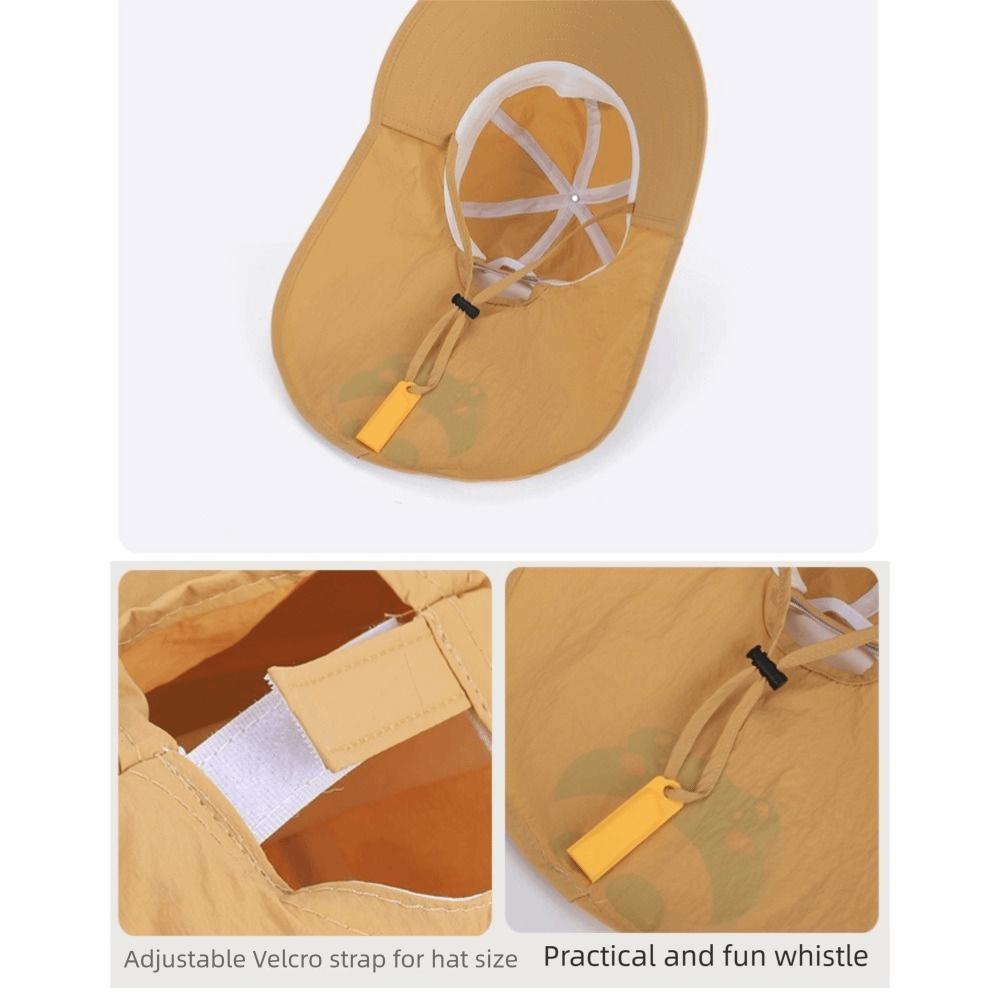 Whistle~ Extended Shawl Kids Whistle Sunscreen Hat Sun Protection Summer Sunshade Hat  Spring