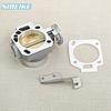 Aluminum Silver Intake Manifold 72mm Throttle Body for K-Series K20 K24 RBC/RRC/PRB/PRC Pattern