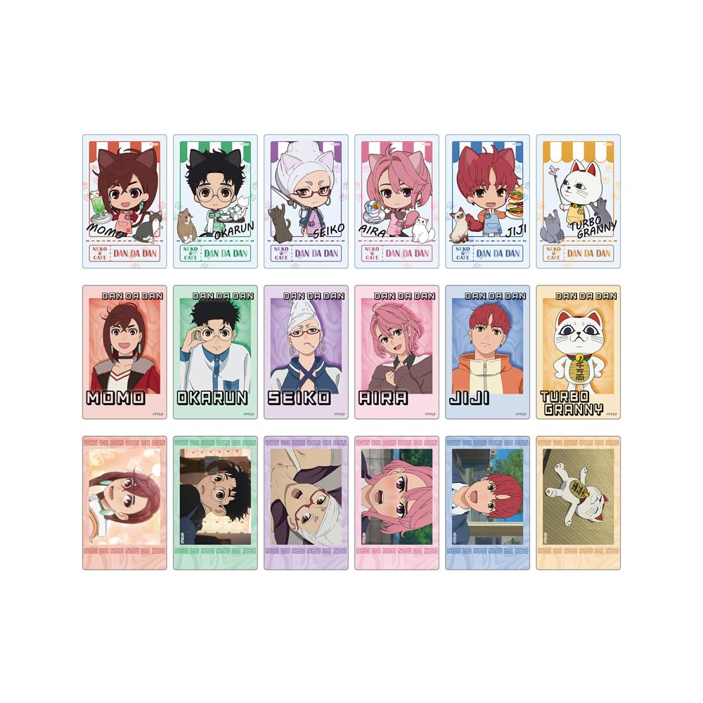 

TV Anime Dandadan Puchichoco Trading Clear Cards Cat Cafe 18-Piece Box