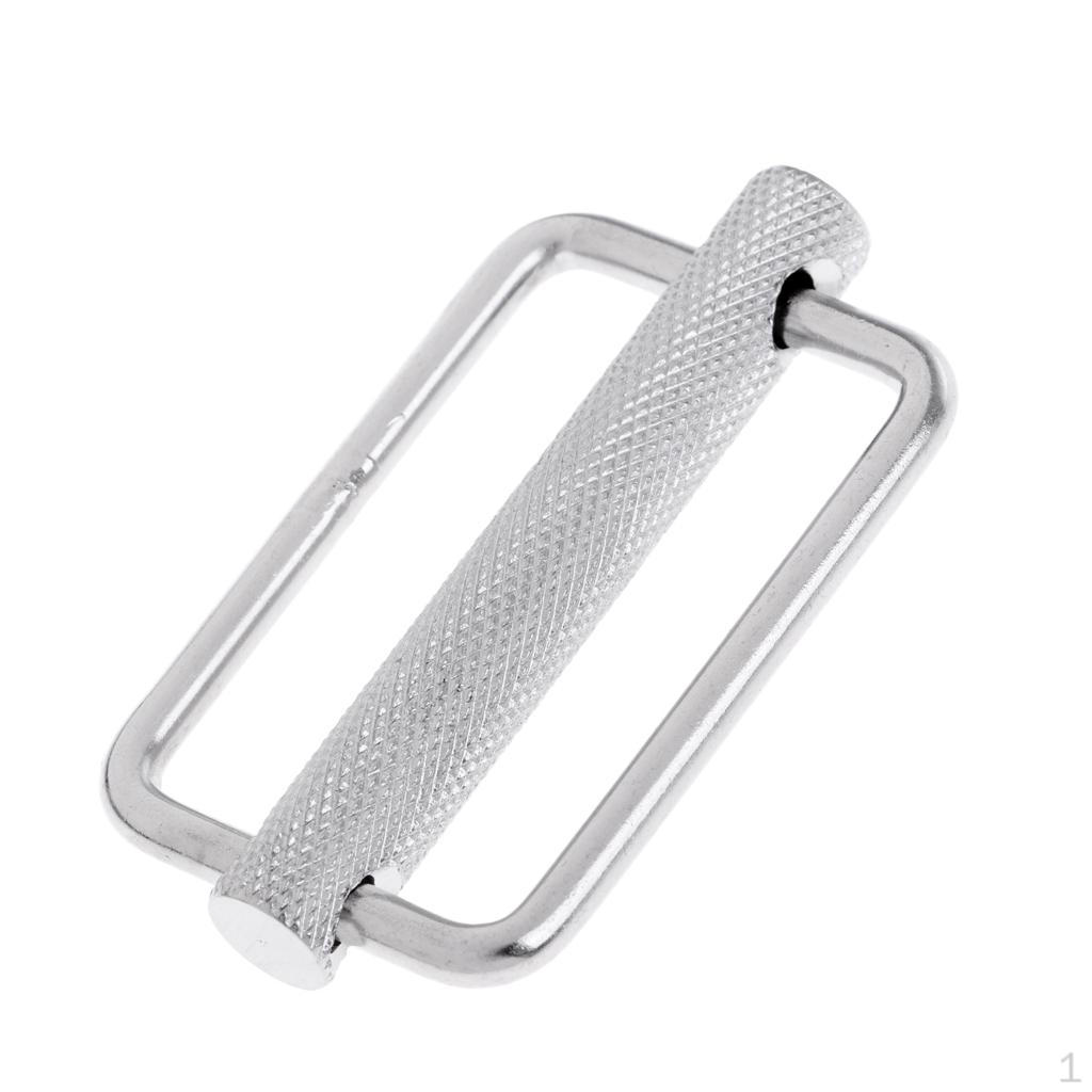 Heavy Duty Scuba Diving Snorkeling 5cm Weight Belt Keeper with Sliding Bar