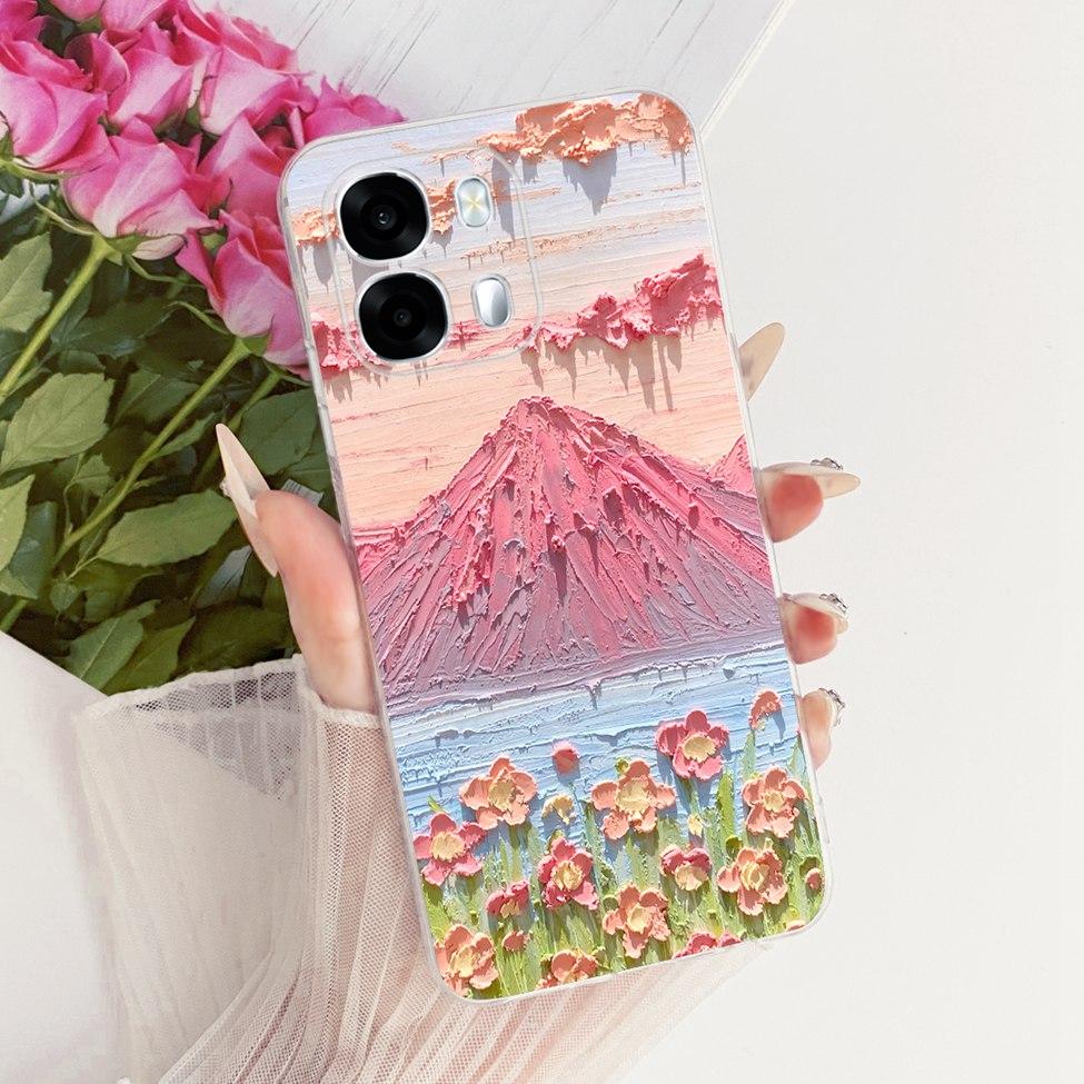 Klares Gehäuse für Oppo A6s 5G Hülle CPH2789 Luxuriös Süß Mode Schmetterling Cool Bemalte Abdeckung für Oppo A6s 4G CPH2815 Handyhülle