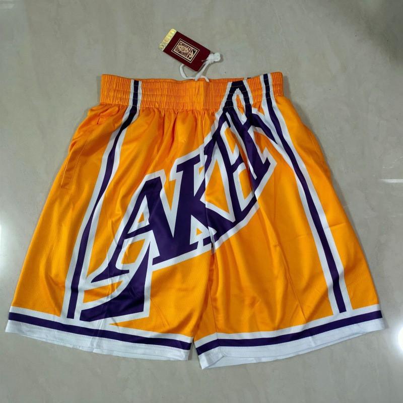 Basketball Shorts With Embroidered NBA Team Logos Super Sonic 76ers Lakers Rockets Magic Raptors Ultrafine Fiber Sport