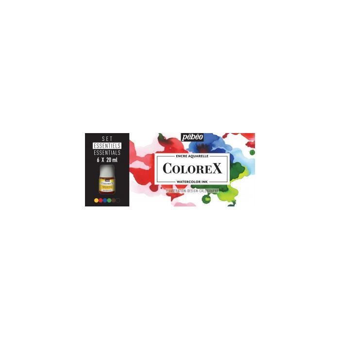 Set of 6 Essential Colorex 20ml Bottles