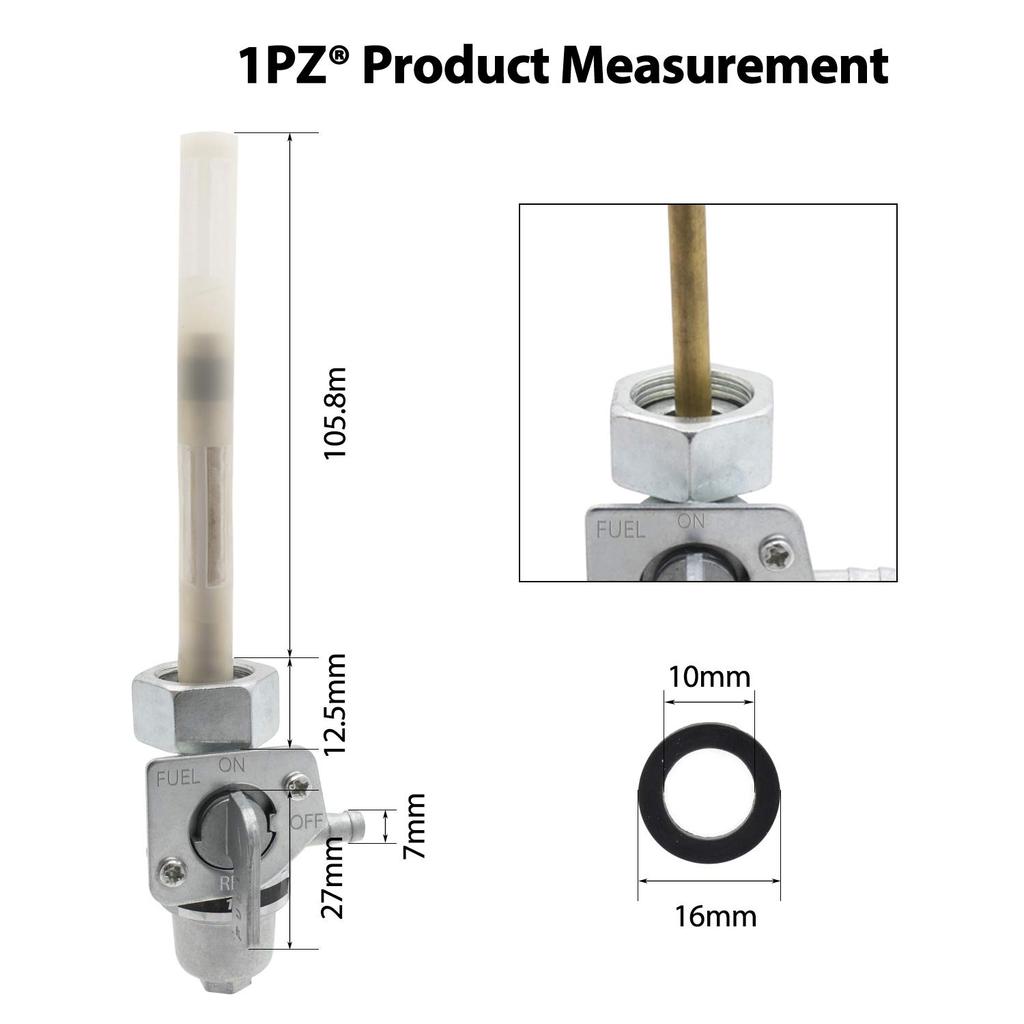 1PZ JP7-M18 Motorcycle Fuel Cock M18 Durable Honda GB250 Clubman CB750FB CBR400RR FTR223 FTR250