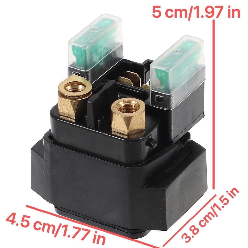PVC ATV Parts 1.97 X 1.77 X 1.50 In ATV Solenoid Starter Relay Solenoid  for Raptor