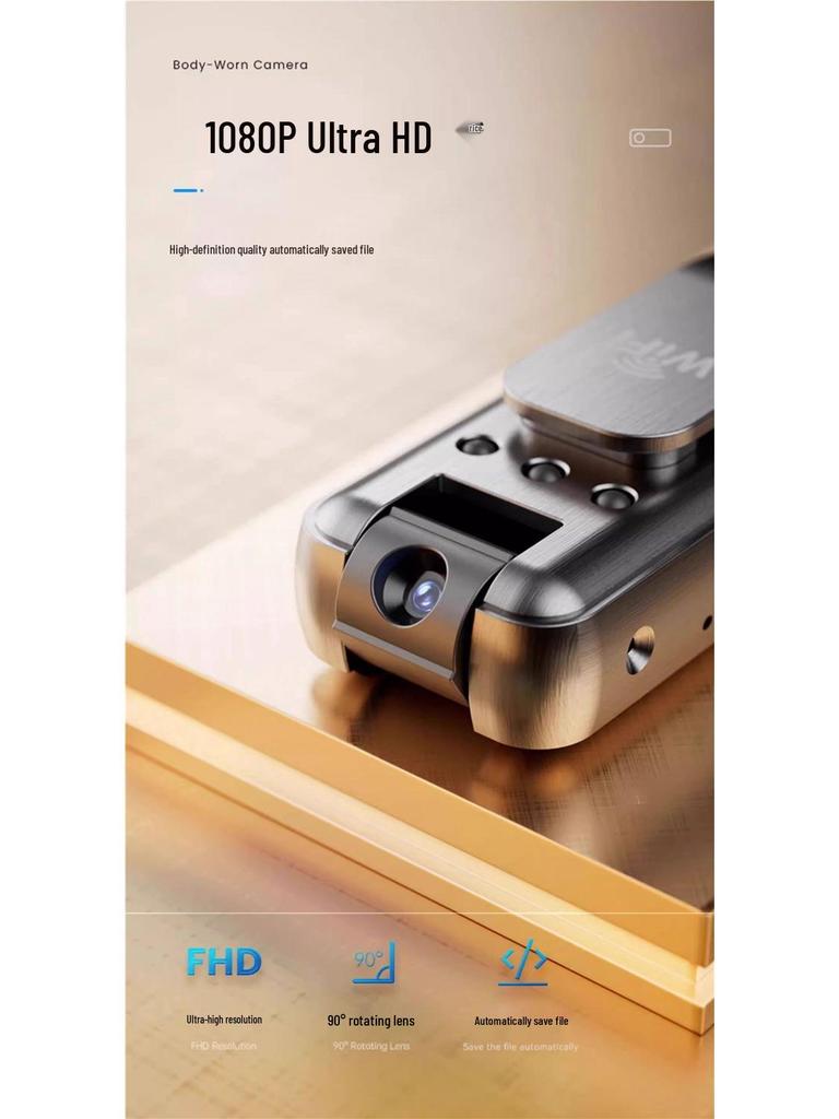 All-in-One Body Camera: Law Enforcement Recorder with Voice, Camera, and Remote Monitoring.