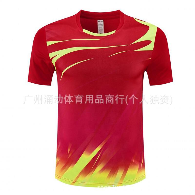 Multi-Sport Training Shirt Badminton Tennis Ping Pong Volleyball Running Gym Cycling Hiking Unisex Quick-Dry Athletic Top
