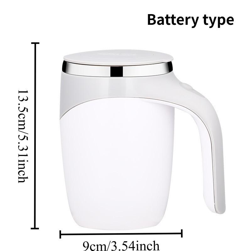 1Pc Coffee Mixing Cup Lazy Automatic Electric Magnetic Rotation Milk Brewing Beverage Mug Safety Material