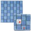 Nishio Imabari Towel Certified Hand Made In Checkered Imabari Towel Towels, Men's, 3-Piece Set, Japan, 100% Cotton, 25cm, Double-Sided Pile,